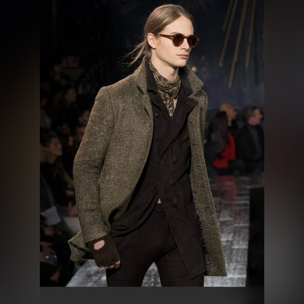 John Varvatos Collection Runway Coat Size 48 EU 38 USA
